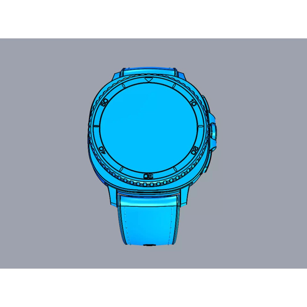 SAMSUNG Galaxy Watch8 Classic 3D Model – PBR Game-Ready Asset, FBX, OBJ - View 24