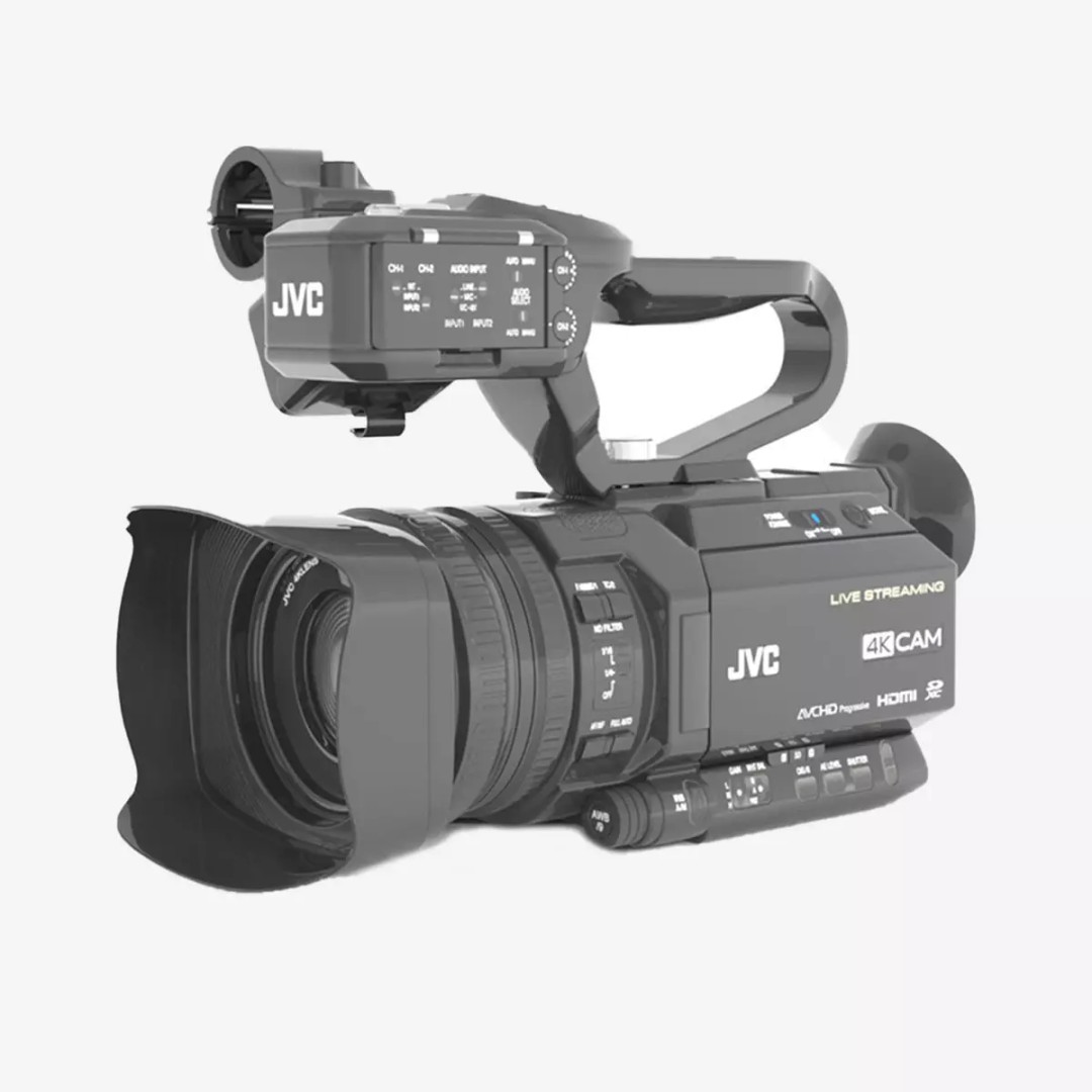 JVC GY-HM250U Camcorder 3D Model – PBR Textured, FBX Format - View 2