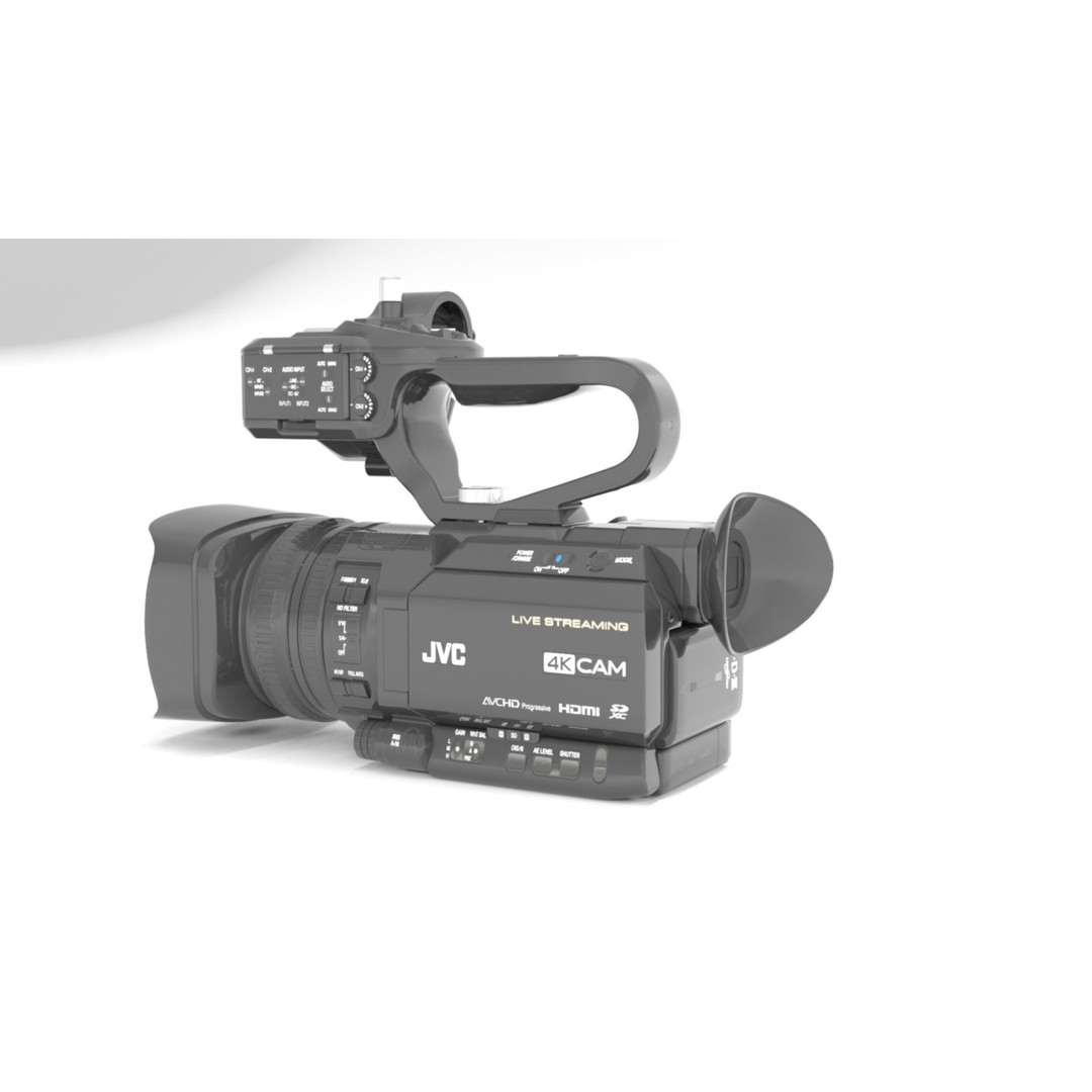 JVC GY-HM250U Camcorder 3D Model – PBR Textured, FBX Format - View 5