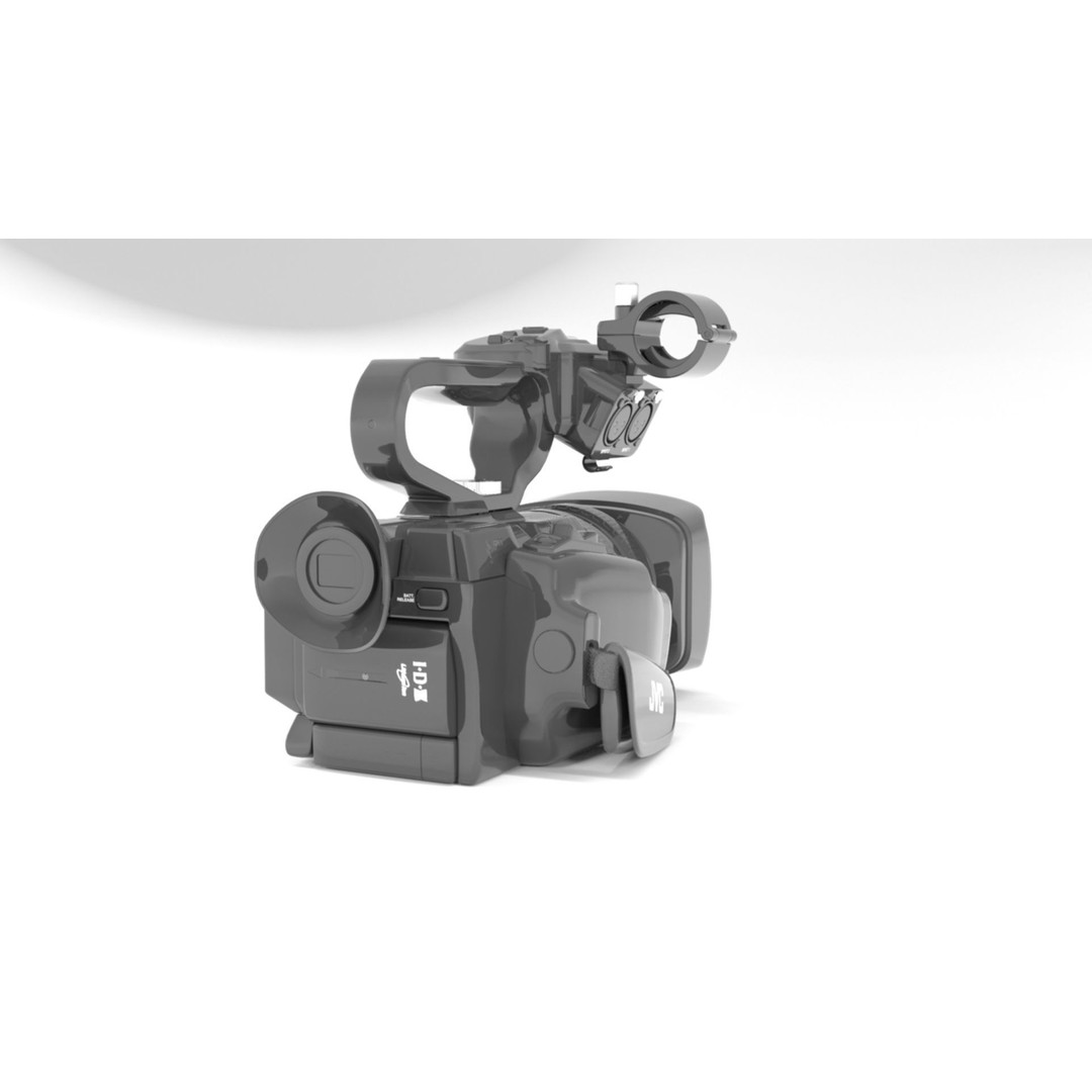 JVC GY-HM250U Camcorder 3D Model – PBR Textured, FBX Format - View 7