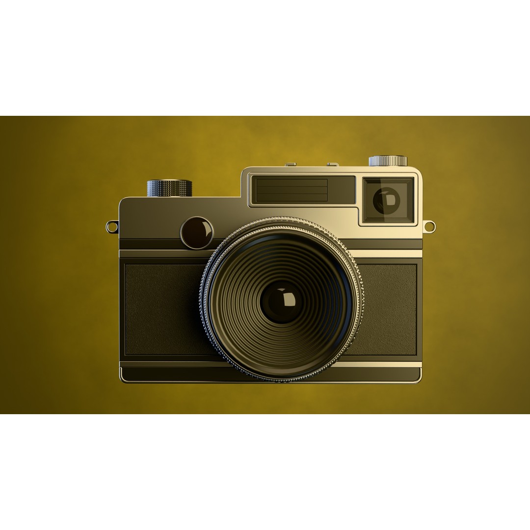 Vintage Instant Camera 3D Model – Low Poly Game Ready Asset, FBX - View 15