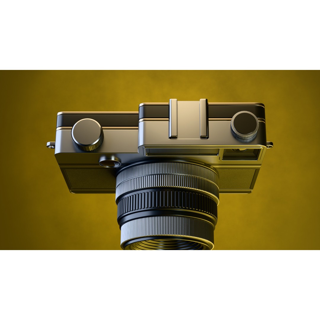 Vintage Instant Camera 3D Model – Low Poly Game Ready Asset, FBX - View 8
