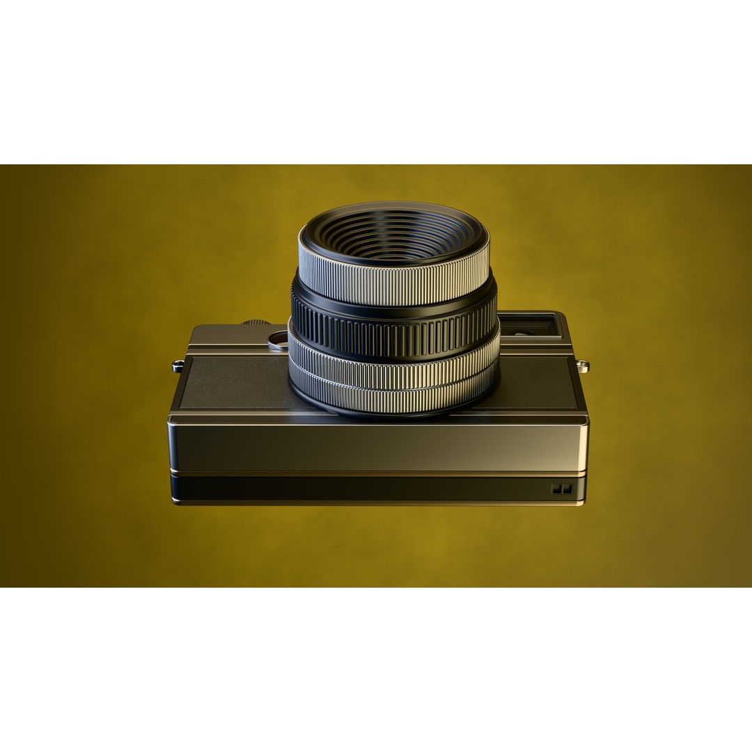 Vintage Instant Camera 3D Model – Low Poly Game Ready Asset, FBX - View 9