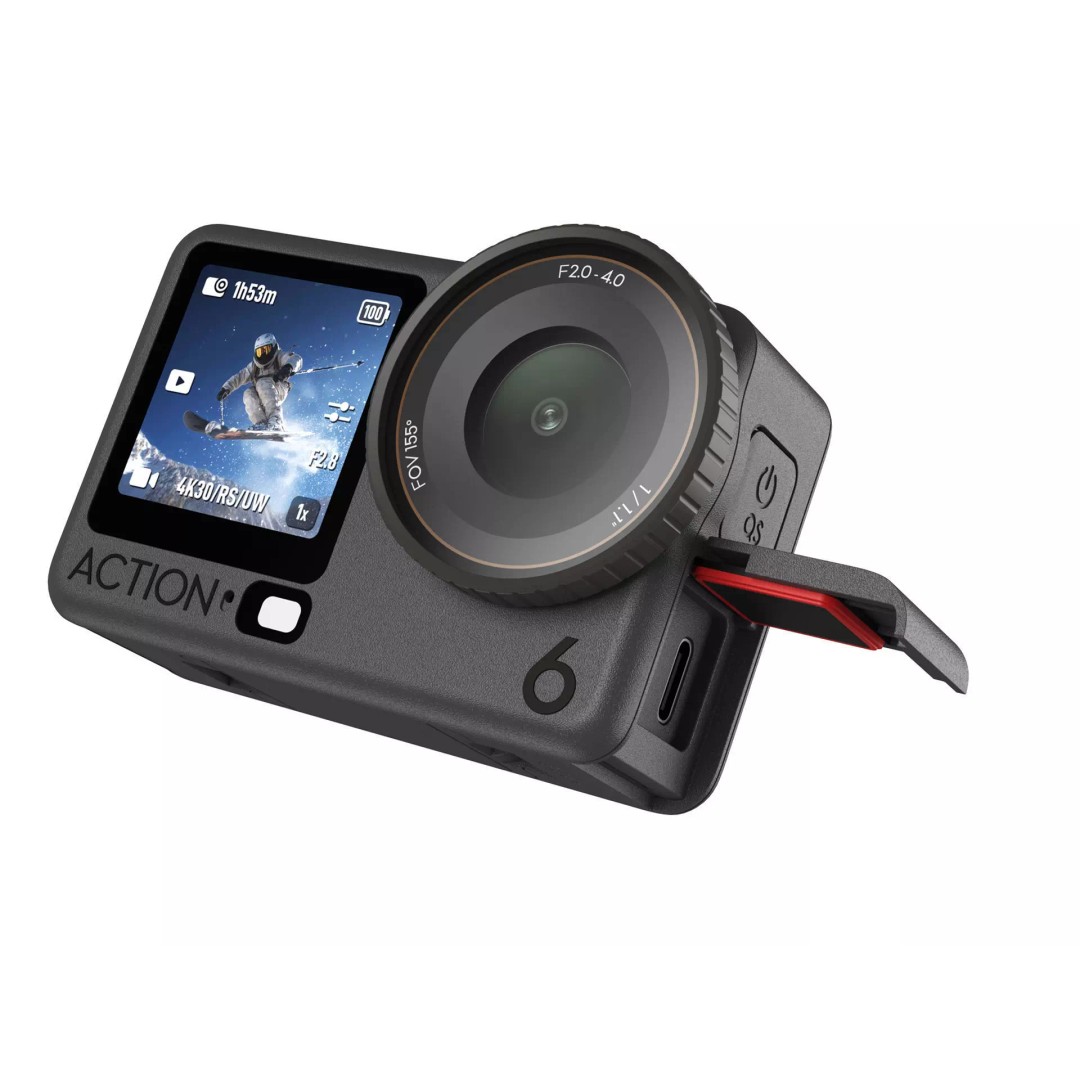 DJI Osmo Action 6 3D Model – Detailed Camera with Extension Rod Kit, FBX - View 13