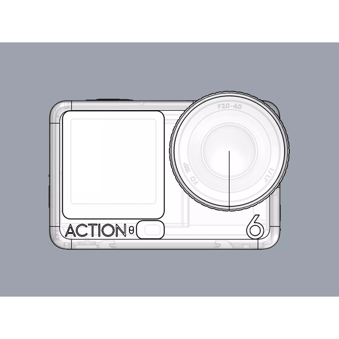 DJI Osmo Action 6 3D Model – Detailed Camera with Extension Rod Kit, FBX - View 15