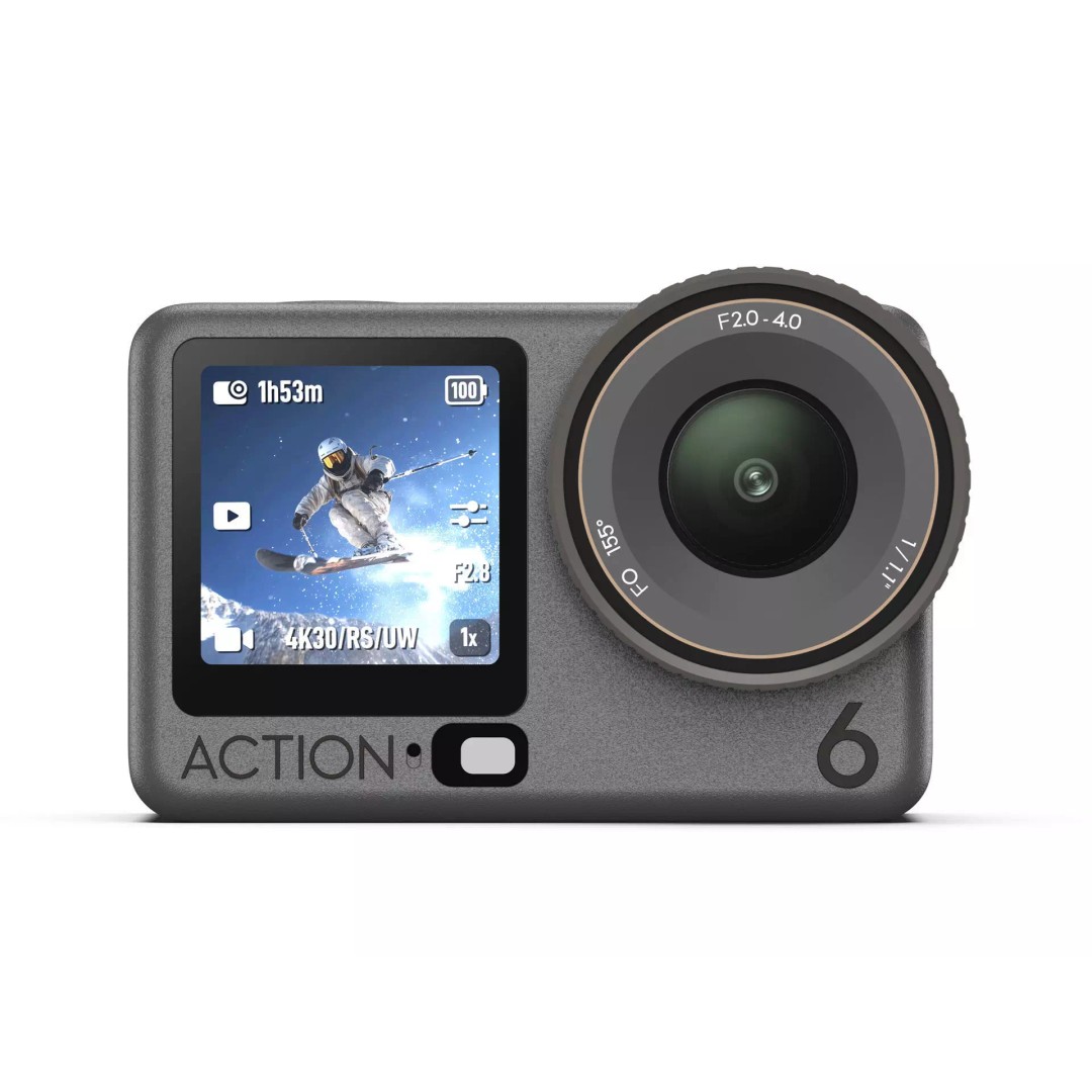 DJI Osmo Action 6 3D Model – Detailed Camera with Extension Rod Kit, FBX - View 3