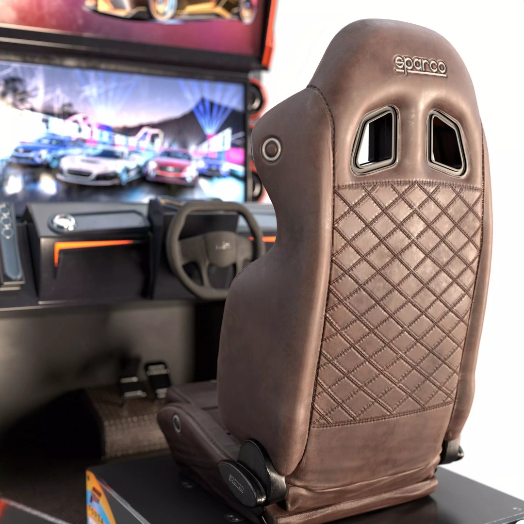 Car Racing Arcade Machine 3D Model – PBR Textures, FBX & OBJ Formats - View 10