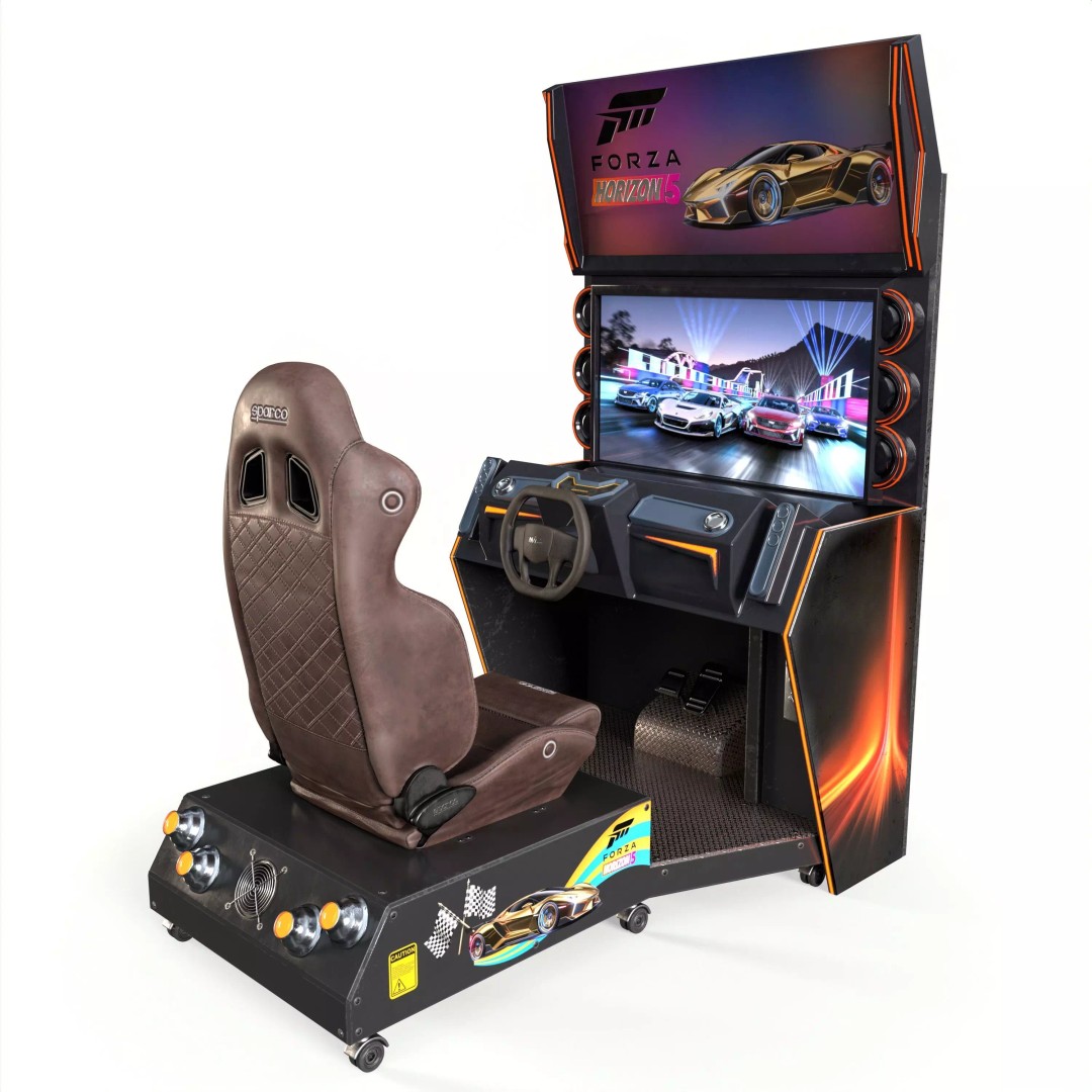 Car Racing Arcade Machine 3D Model – PBR Textures, FBX & OBJ Formats - View 12