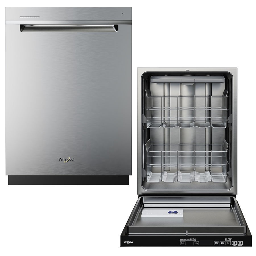 Whirlpool Dishwasher Collection 3D Model – High-Quality Appliance Asset, FBX, OBJ - View 5