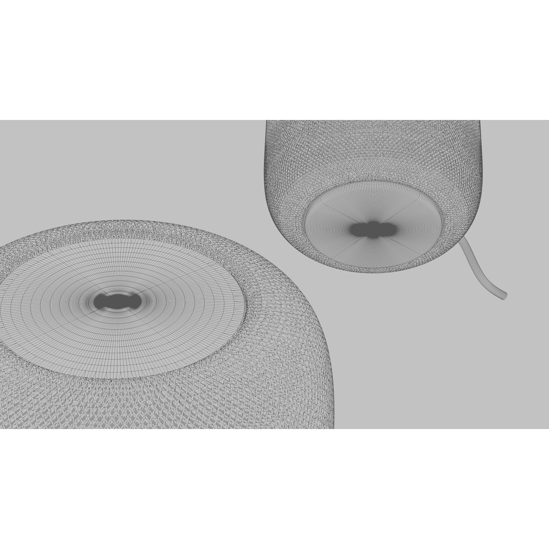 Apple HomePod 2 3D Model – High Quality Audio Speaker, Blender, FBX, OBJ