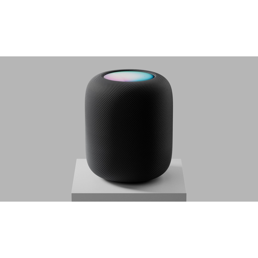 Apple HomePod 2 3D Model – High Quality Audio Speaker, Blender, FBX, OBJ - View 3