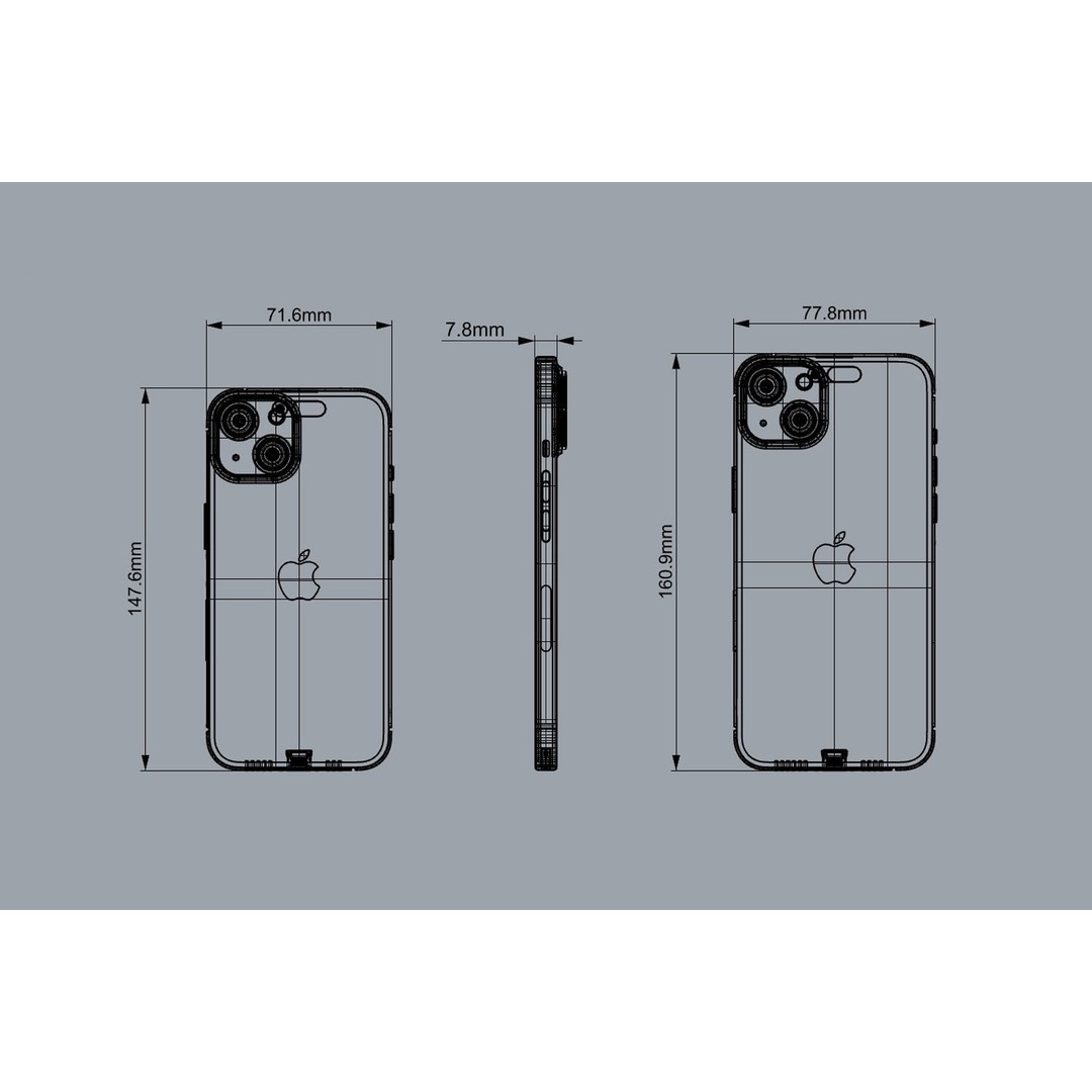 Apple iPhone 15 and 15 Plus 3D Model – Realistic Mobile Phone, FBX, OBJ - View 19