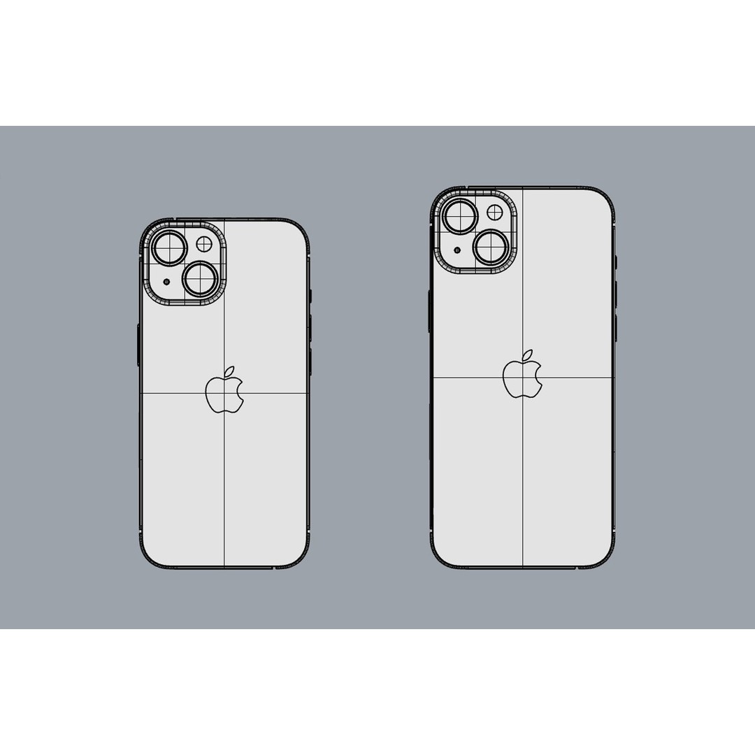 Apple iPhone 15 and 15 Plus 3D Model – Realistic Mobile Phone, FBX, OBJ - View 20