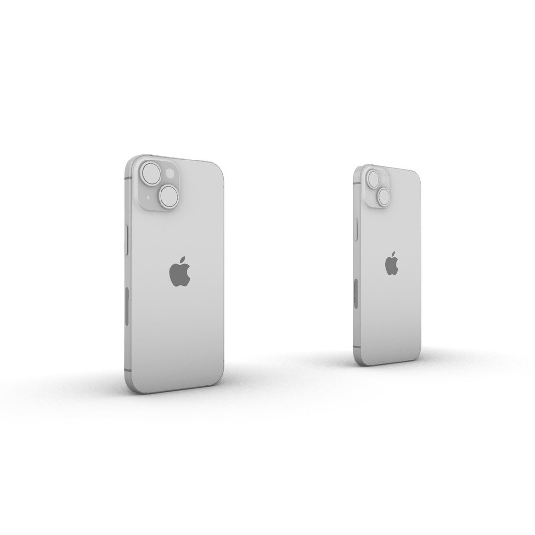 Apple iPhone 15 and 15 Plus 3D Model – Realistic Mobile Phone, FBX, OBJ - View 23