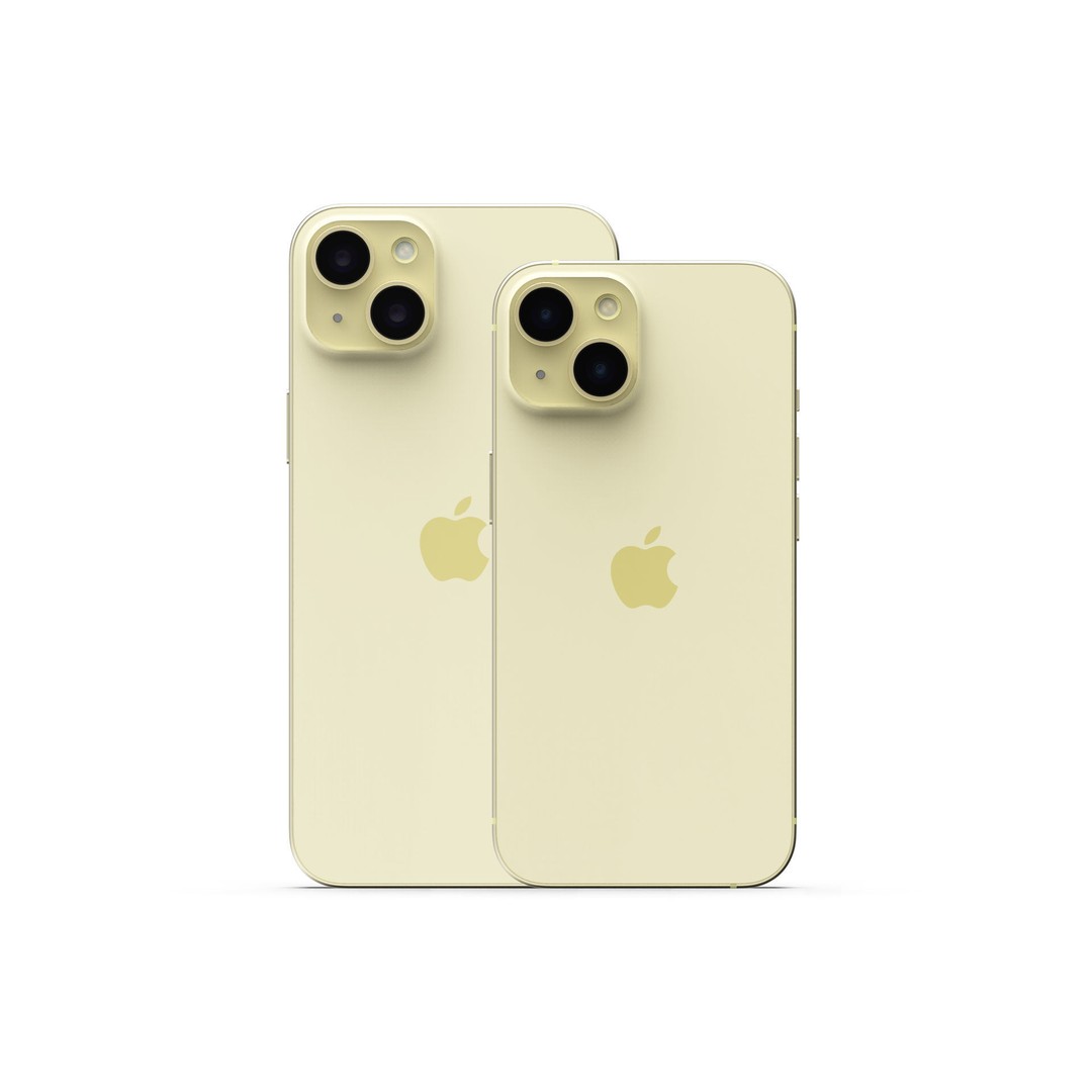 Apple iPhone 15 and 15 Plus 3D Model – Realistic Mobile Phone, FBX, OBJ - View 6