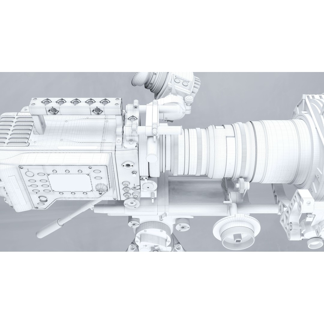 Realistic Camera 3D Model – Detailed Polygon Mesh, FBX & OBJ Formats