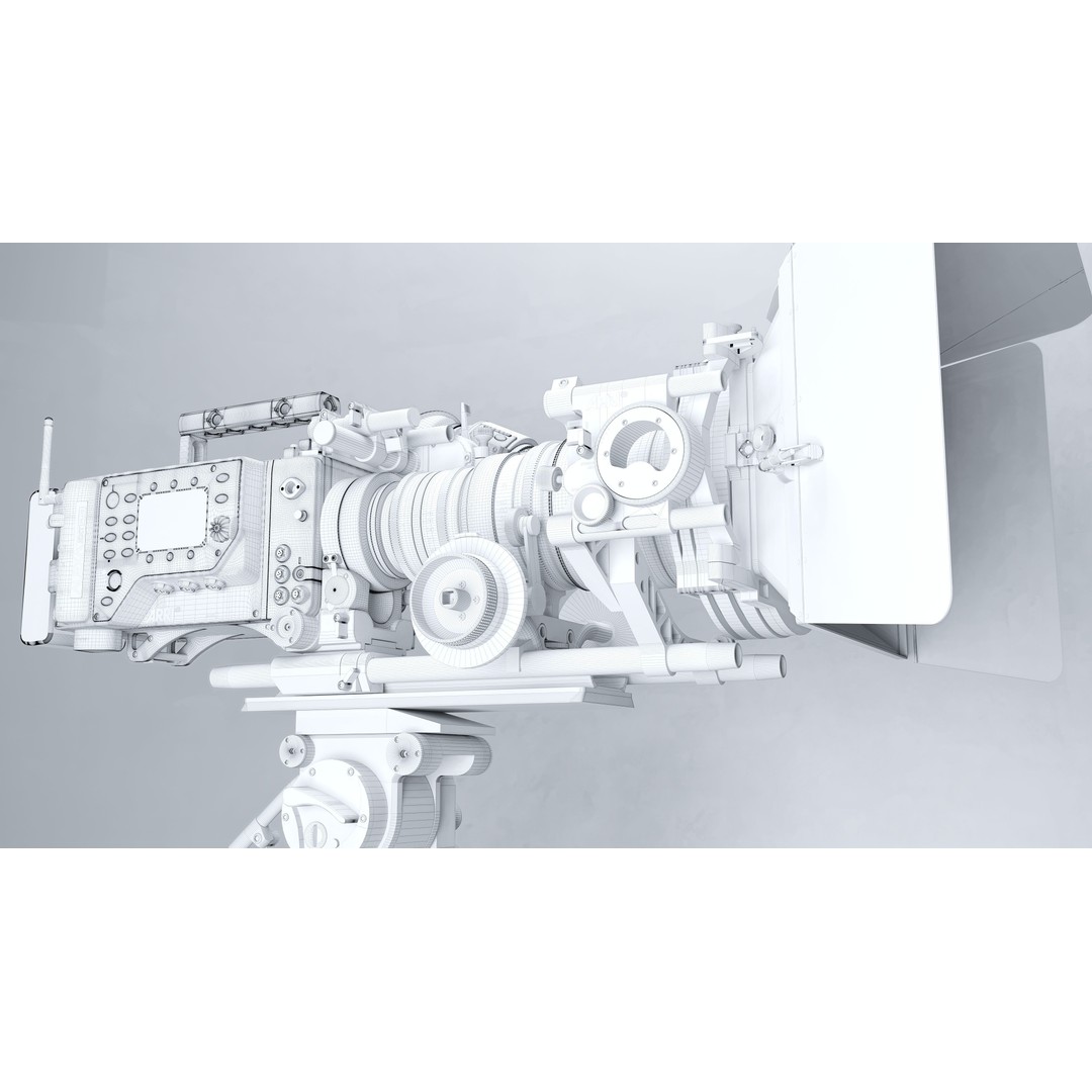 Realistic Camera 3D Model – Detailed Polygon Mesh, FBX & OBJ Formats - View 7