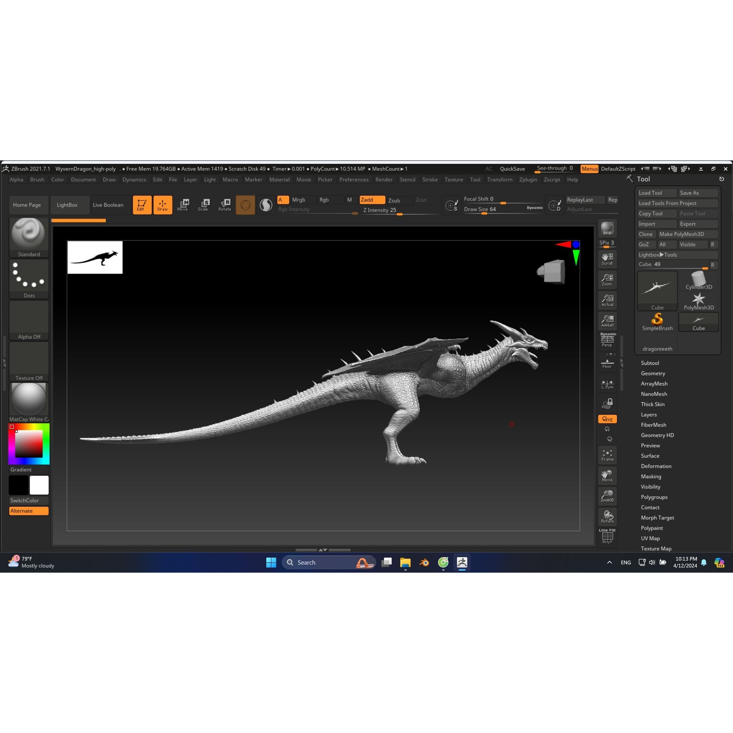 Dragon Wyvern - Low-Poly Game-Ready 3D Model - View 19