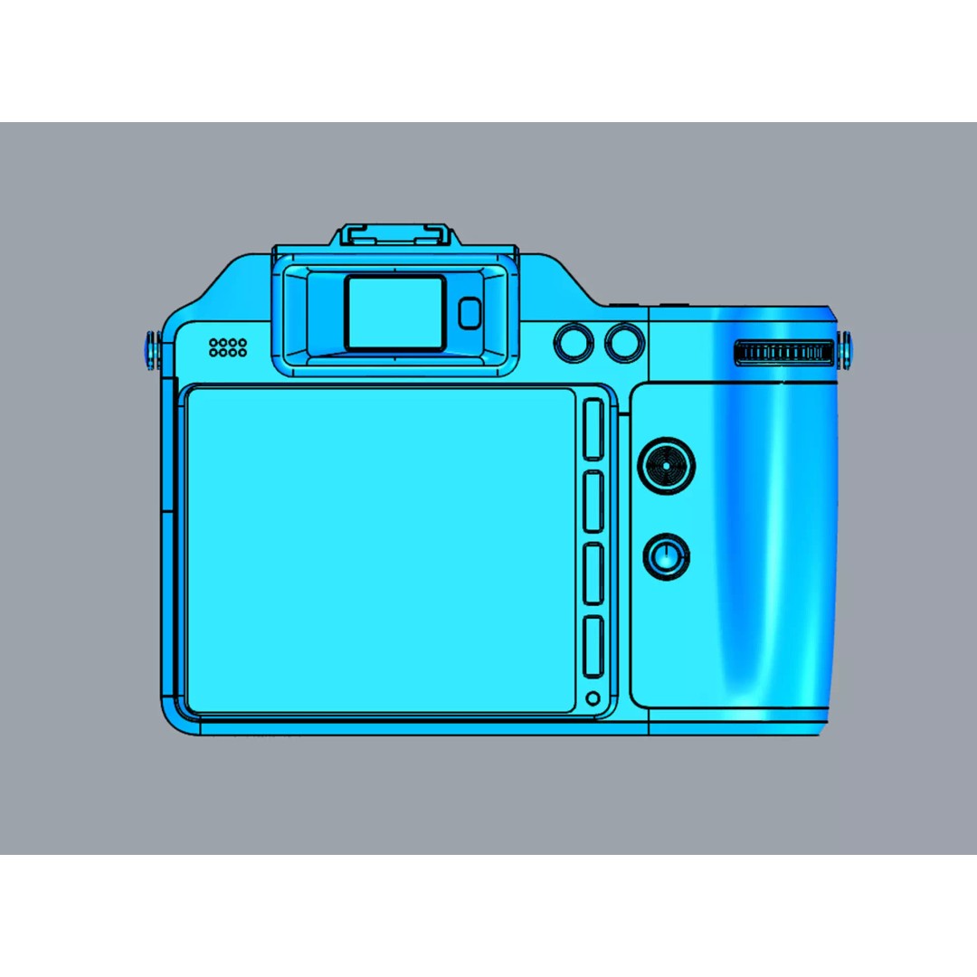 Hasselblad X2D II 100C 3D Model – Realistic Camera Asset, FBX & OBJ - View 20