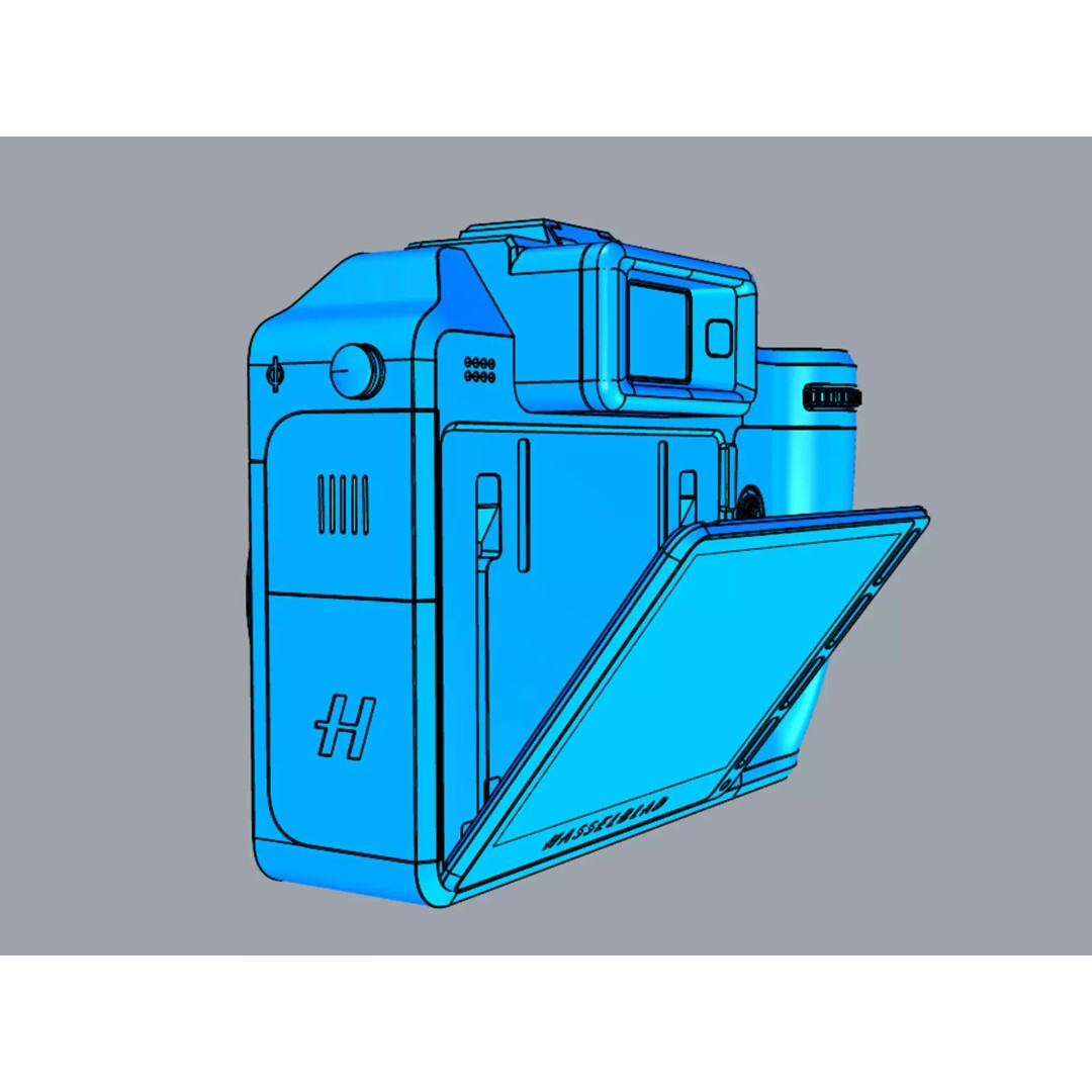 Hasselblad X2D II 100C 3D Model – Realistic Camera Asset, FBX & OBJ - View 26