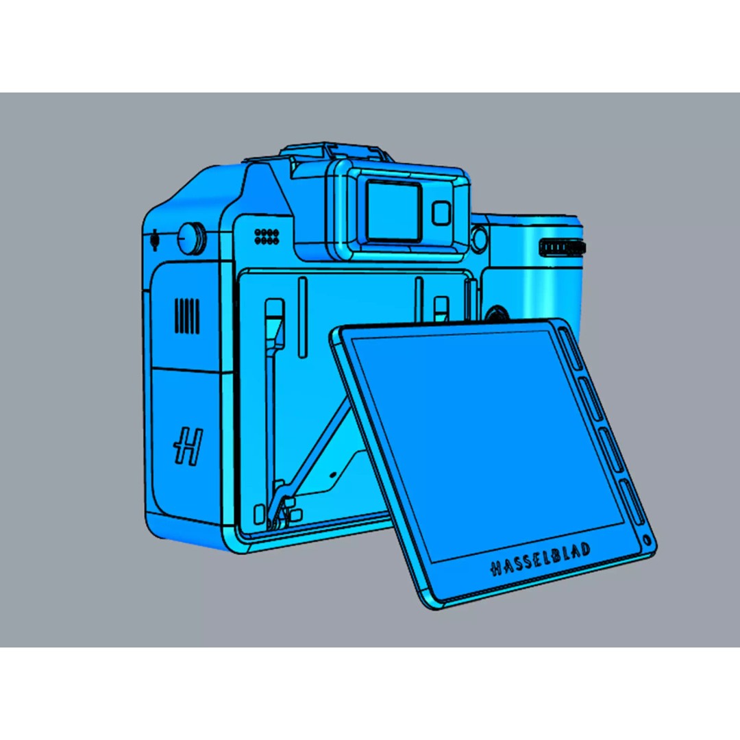 Hasselblad X2D II 100C 3D Model – Realistic Camera Asset, FBX & OBJ - View 27