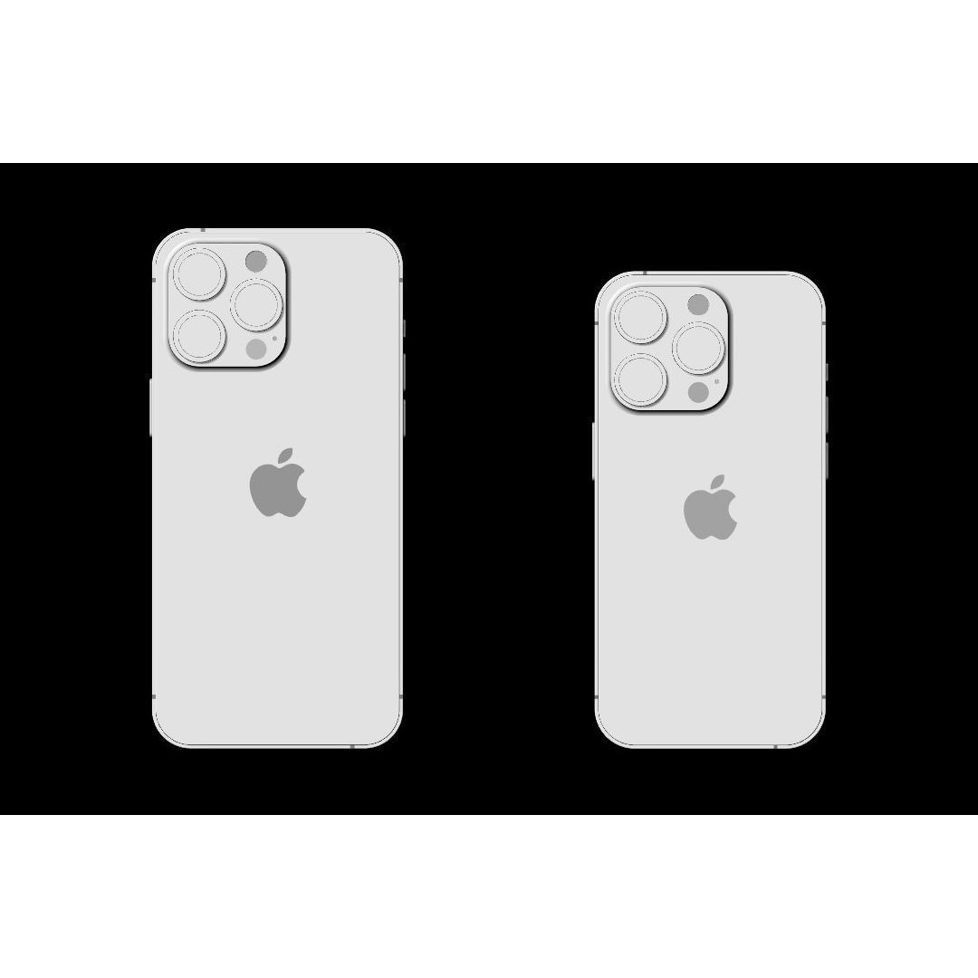 Apple iPhone 14 Pro 3D Model – High Poly PBR Asset, FBX, OBJ - View 10