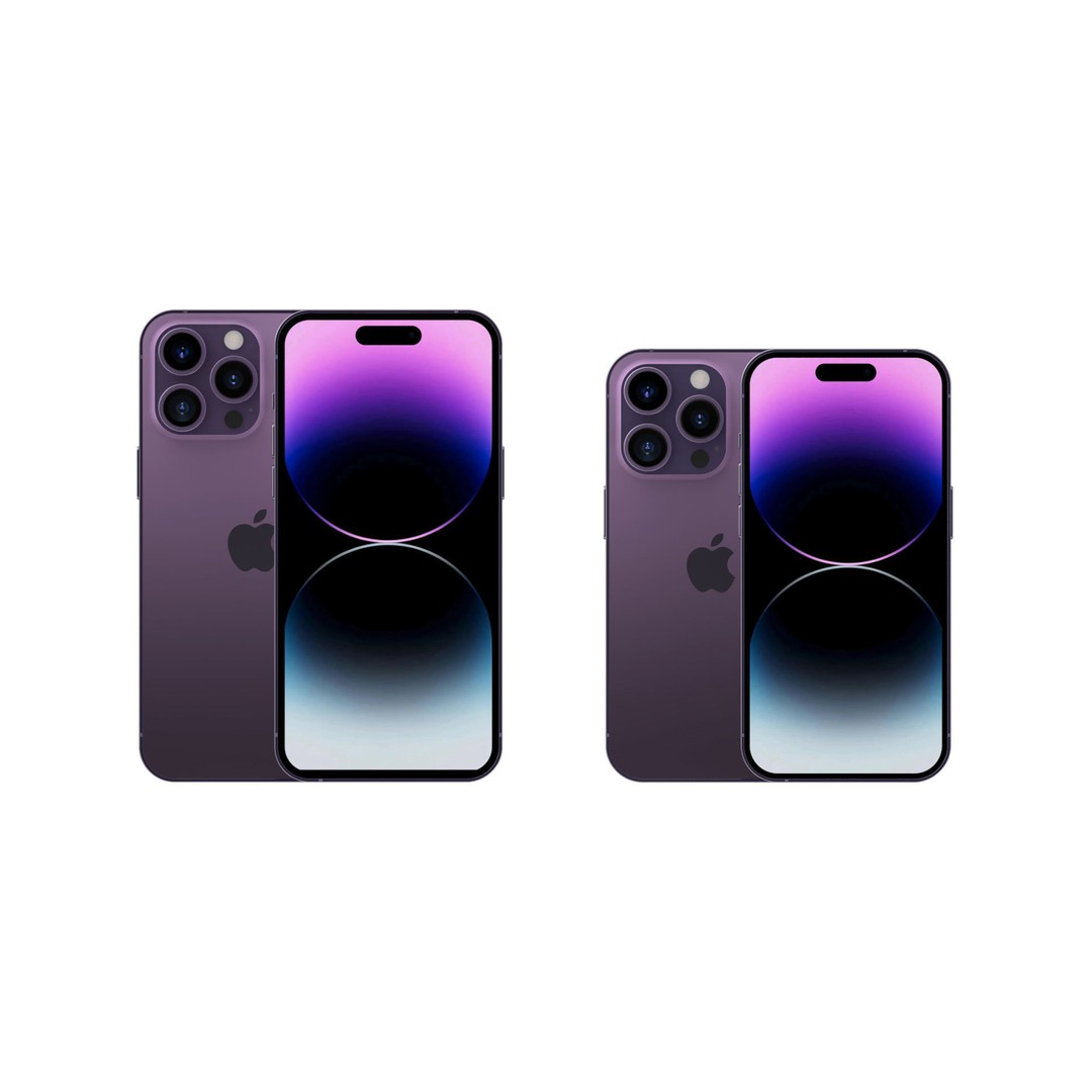 Apple iPhone 14 Pro 3D Model – High Poly PBR Asset, FBX, OBJ - View 3