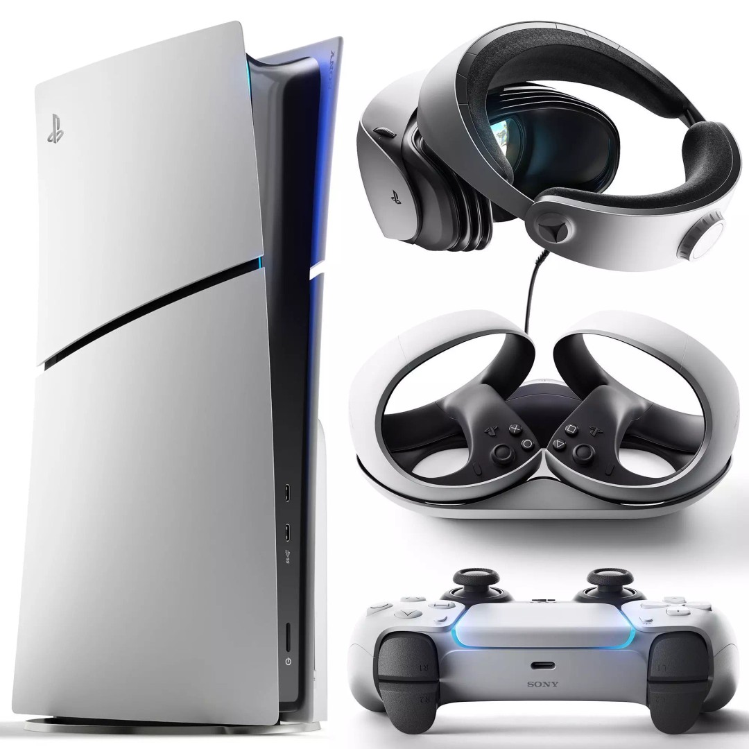 PlayStation 5 Slim VR 2 3D Model – Game-Ready, PBR Textures, OBJ/FBX - View 2