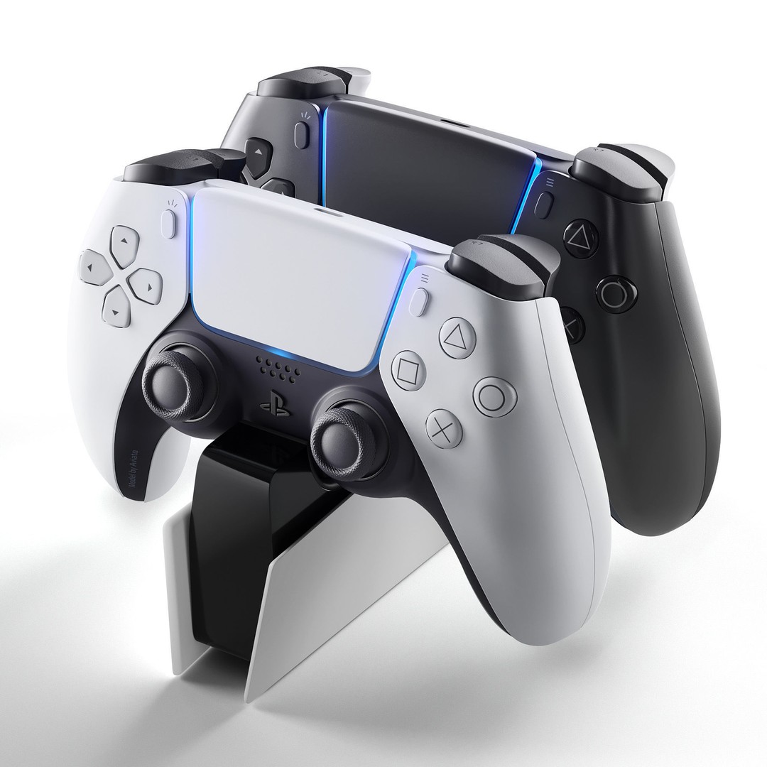 PlayStation 5 Slim VR 2 3D Model – Game-Ready, PBR Textures, OBJ/FBX - View 6
