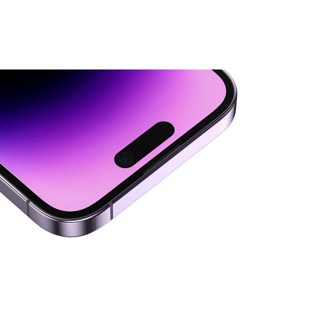 Apple iPhone 14 Pro 3D Model – High-Quality Mobile Phone Asset, FBX, OBJ - View 12