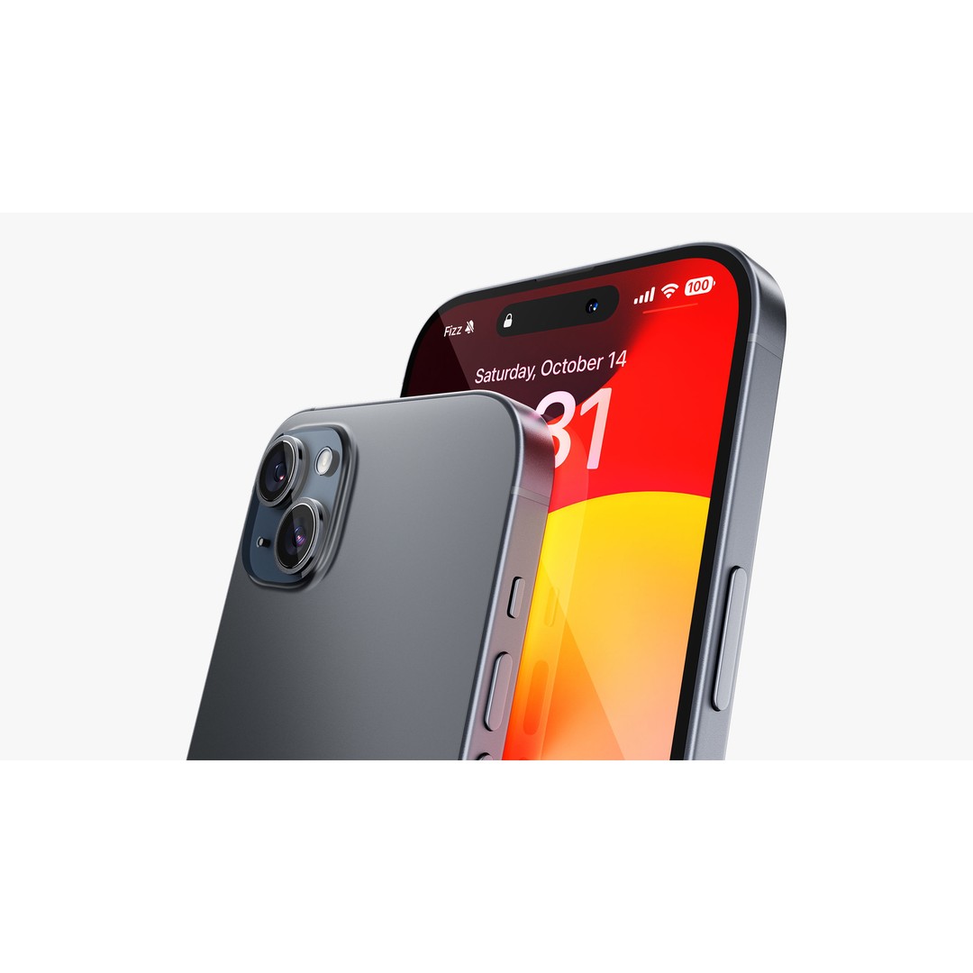 iPhone 15 & 15 Plus Black 3D Model – High Poly PBR Asset, FBX & OBJ - View 21