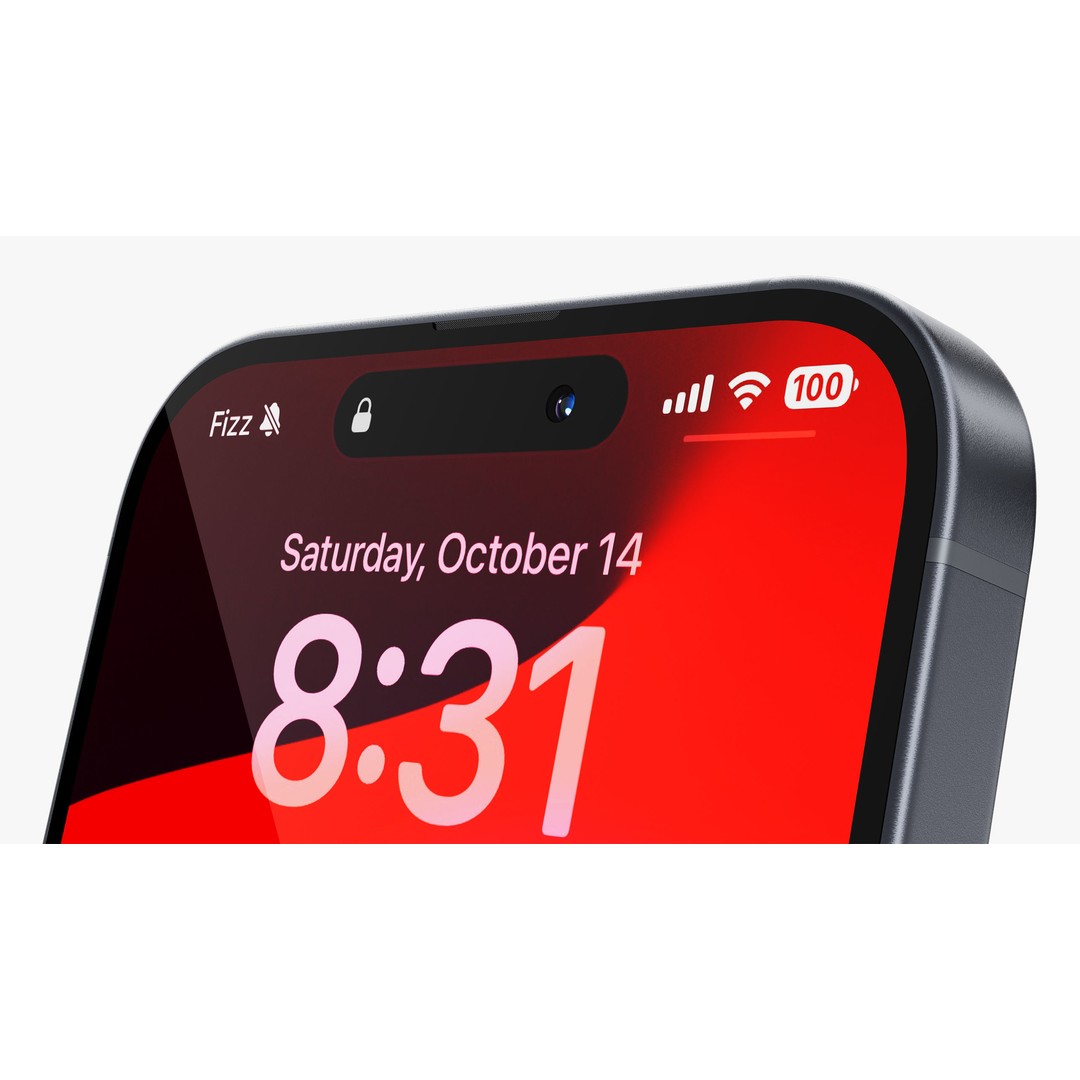 iPhone 15 & 15 Plus Black 3D Model – High Poly PBR Asset, FBX & OBJ - View 27