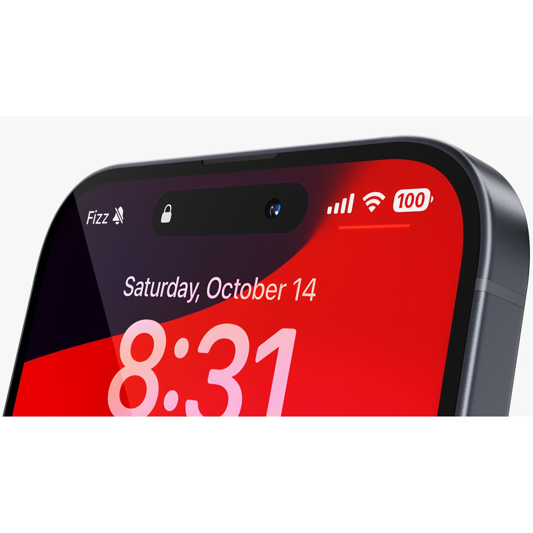 iPhone 15 & 15 Plus Black 3D Model – High Poly PBR Asset, FBX & OBJ - View 31