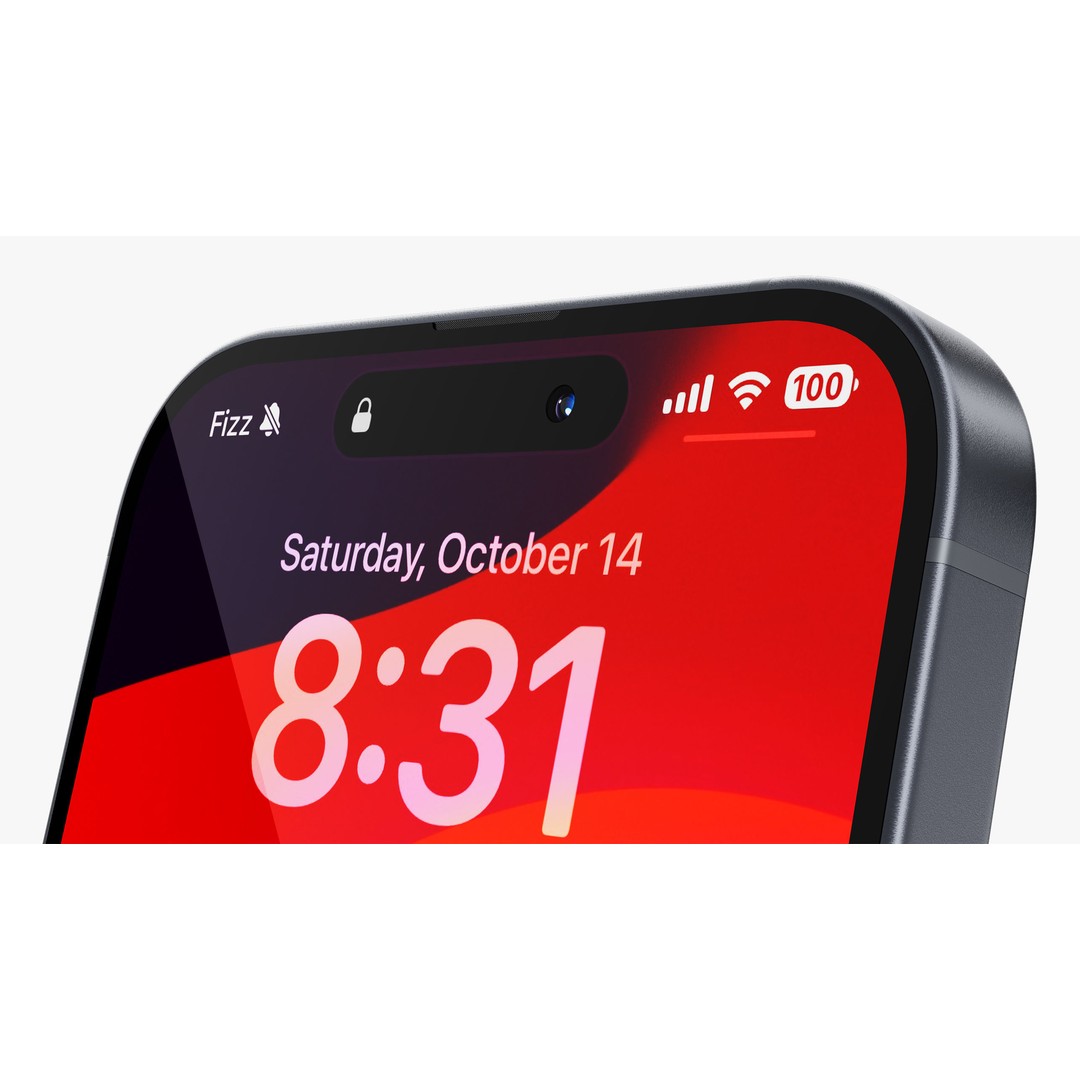 iPhone 15 & 15 Plus Black 3D Model – High Poly PBR Asset, FBX & OBJ - View 35