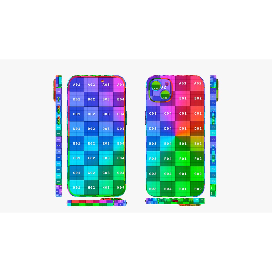 iPhone 15 & 15 Plus Black 3D Model – High Poly PBR Asset, FBX & OBJ - View 39