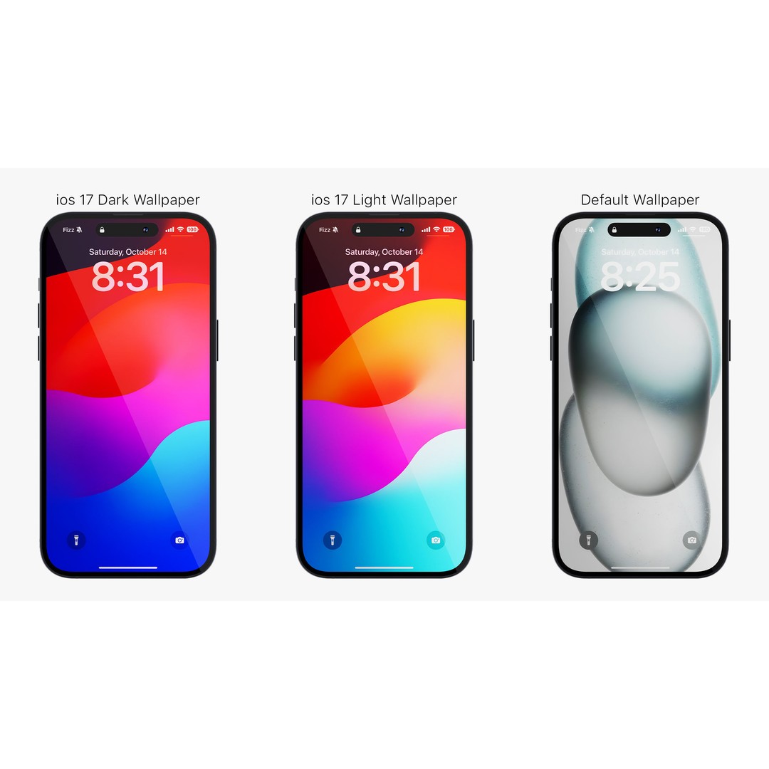 iPhone 15 & 15 Plus Black 3D Model – High Poly PBR Asset, FBX & OBJ - View 5