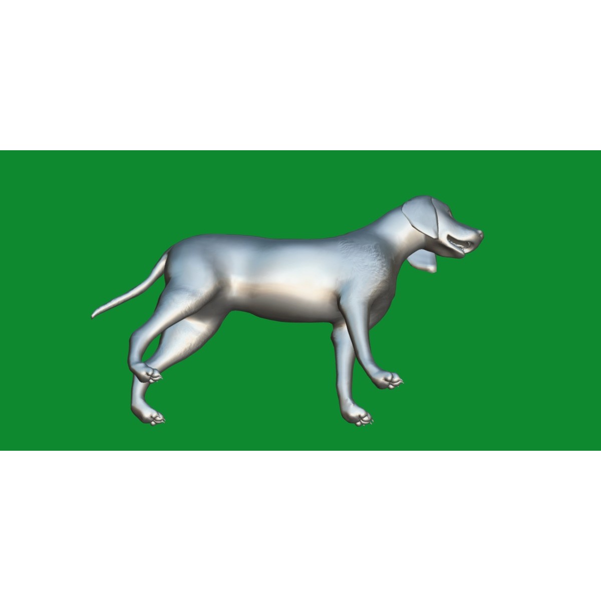 Grand Bleu De Gascogne Dog - Low-Poly Game-Ready 3D Model - View 18