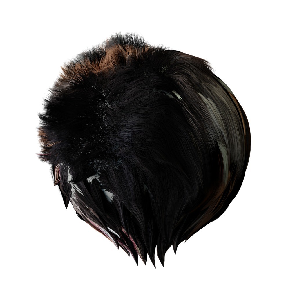 Grand Bleu De Gascogne Dog - Low-Poly Game-Ready 3D Model - View 4