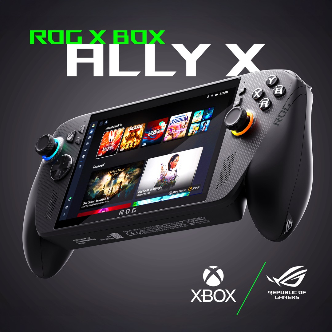 Xbox Ally X 3D Model – Realistic Game Console, Rigged, PBR Textures