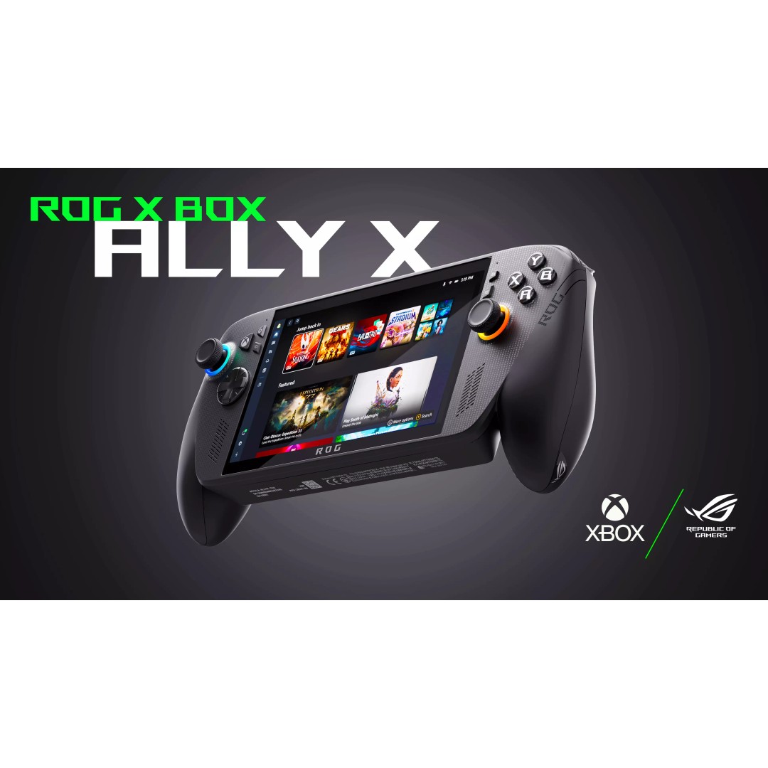 Xbox Ally X 3D Model – Realistic Game Console, Rigged, PBR Textures - View 2