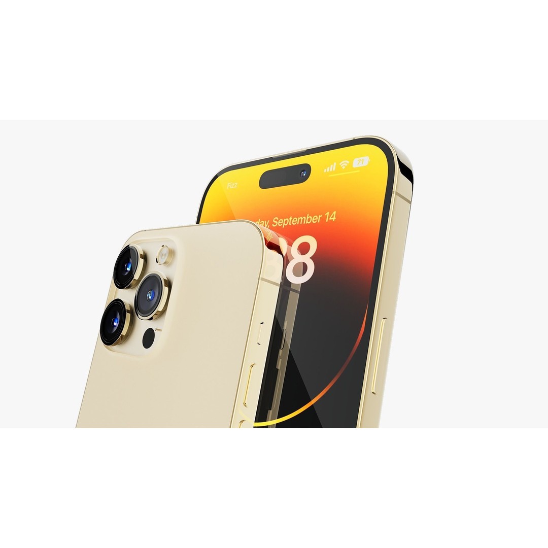 iPhone 14 Pro Max 3D Model – High Poly PBR Textures, FBX, OBJ - View 14