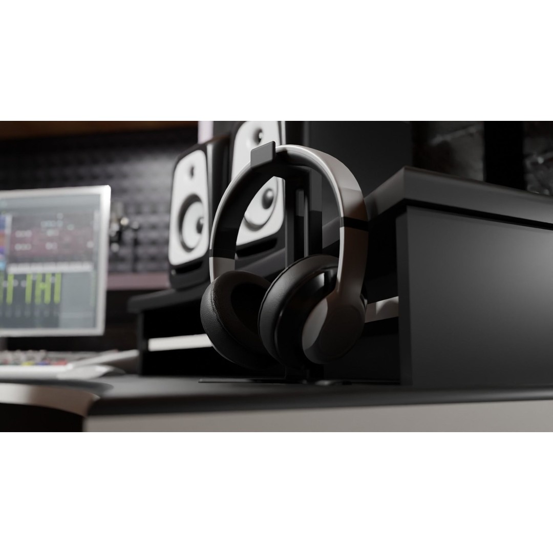 Recording Booth 3D Model – Detailed Interior Studio Asset, PBR, FBX - View 7