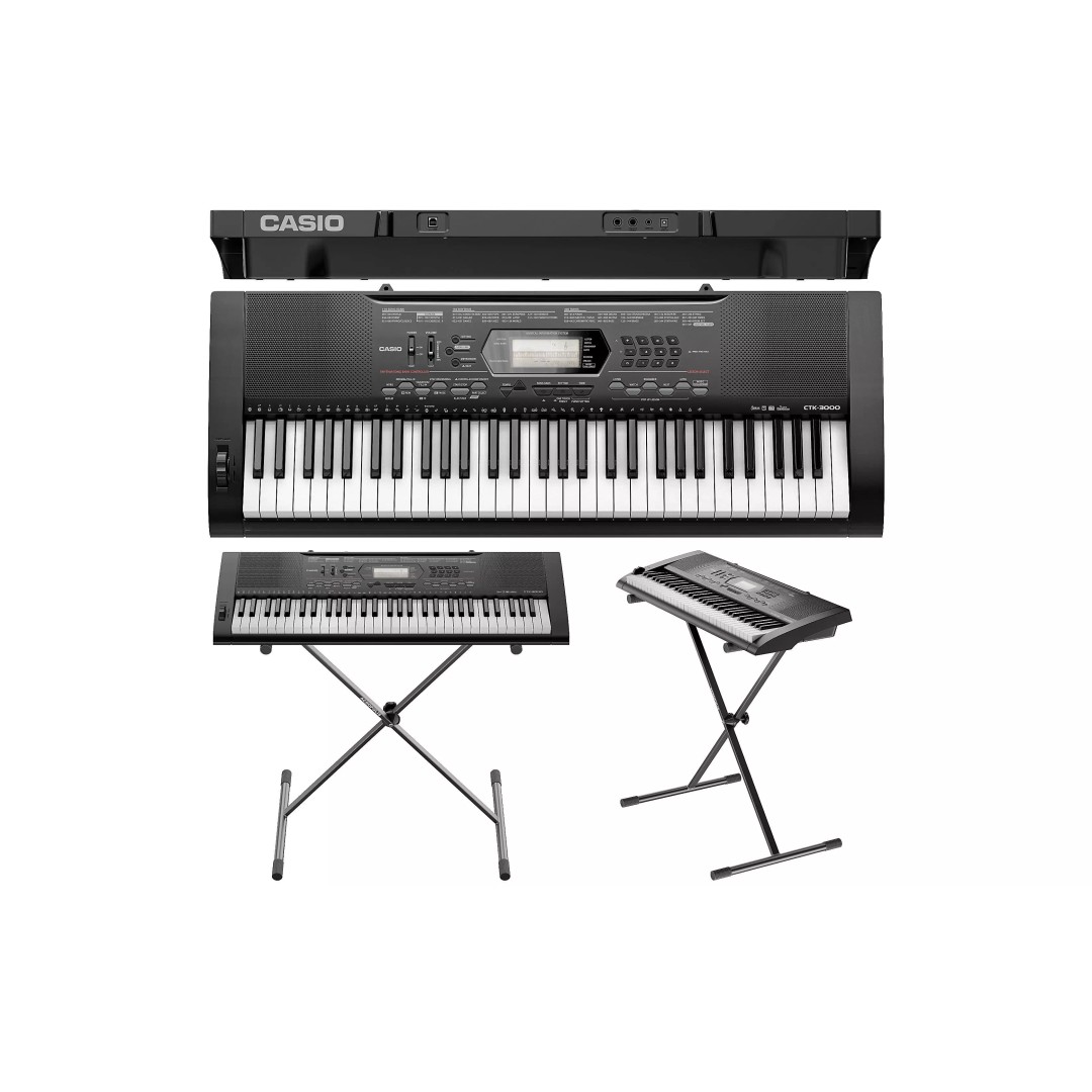 CASIO Synthesizer 3D Model – High Poly Musical Equipment, FBX, OBJ - View 2