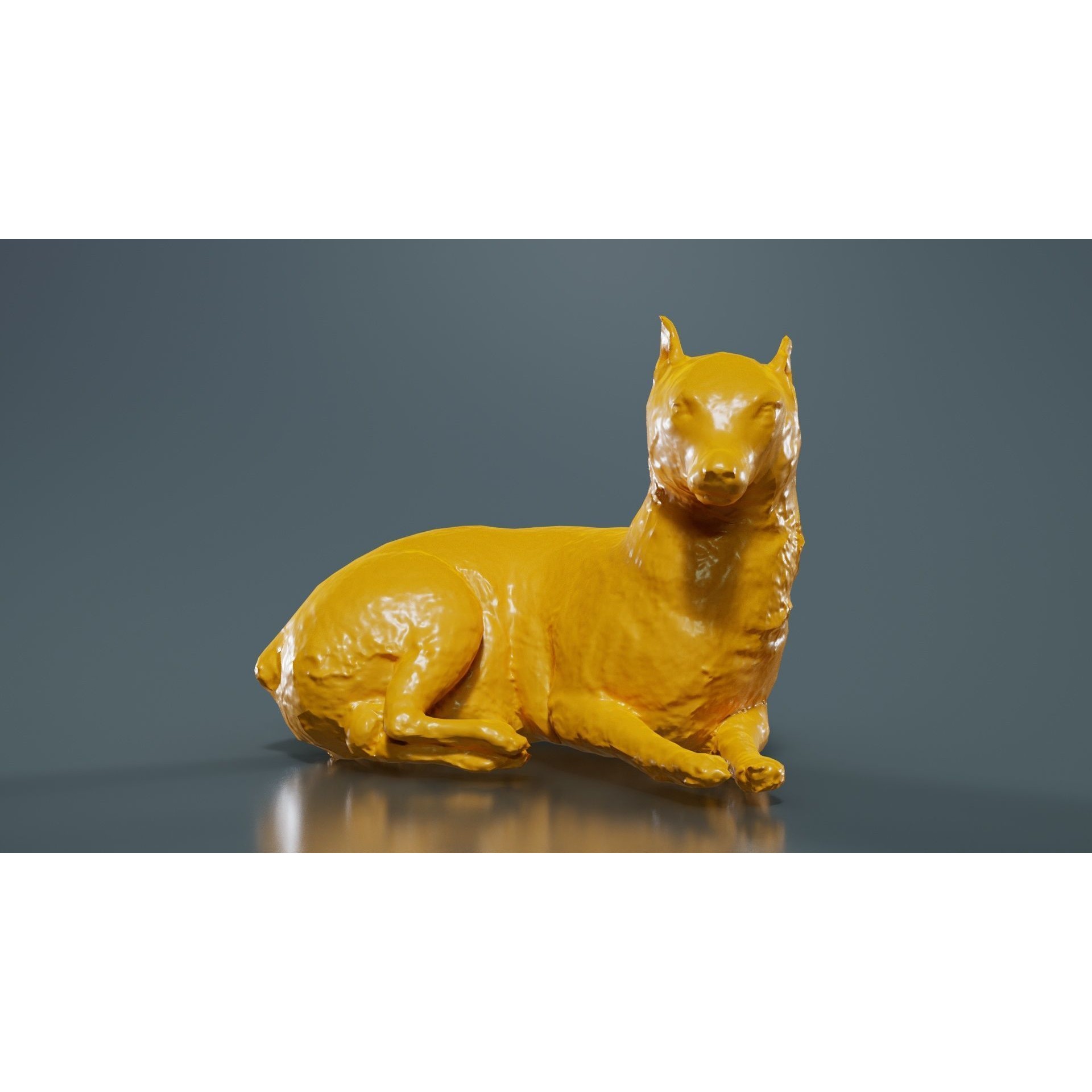 Dog - Low-Poly Game-Ready 3D Model - View 14