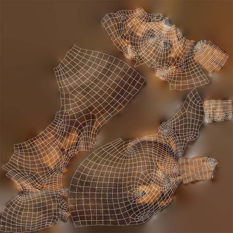 Dog - Low-Poly Game-Ready 3D Model - View 16