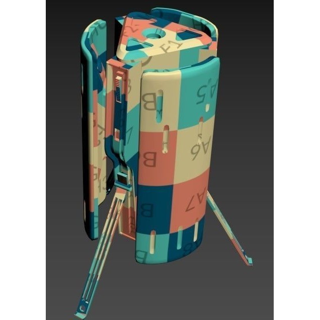 Sci-Fi Scanner 3D Model – Low Poly PBR Game Asset, FBX & More - View 16