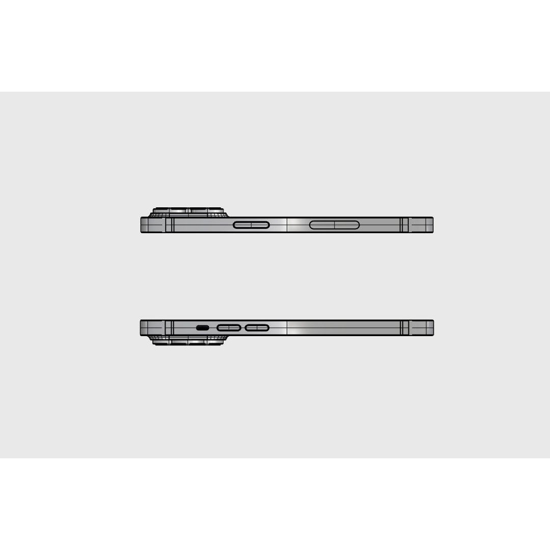 Apple iPhone 14 3D Model – High Poly PBR Game Asset, FBX, OBJ - View 20