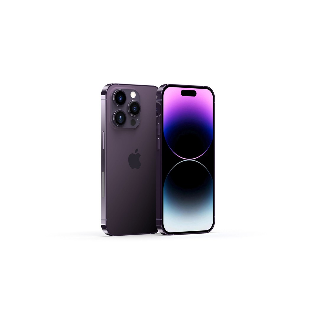 Apple iPhone 14 3D Model – High Poly PBR Game Asset, FBX, OBJ - View 7