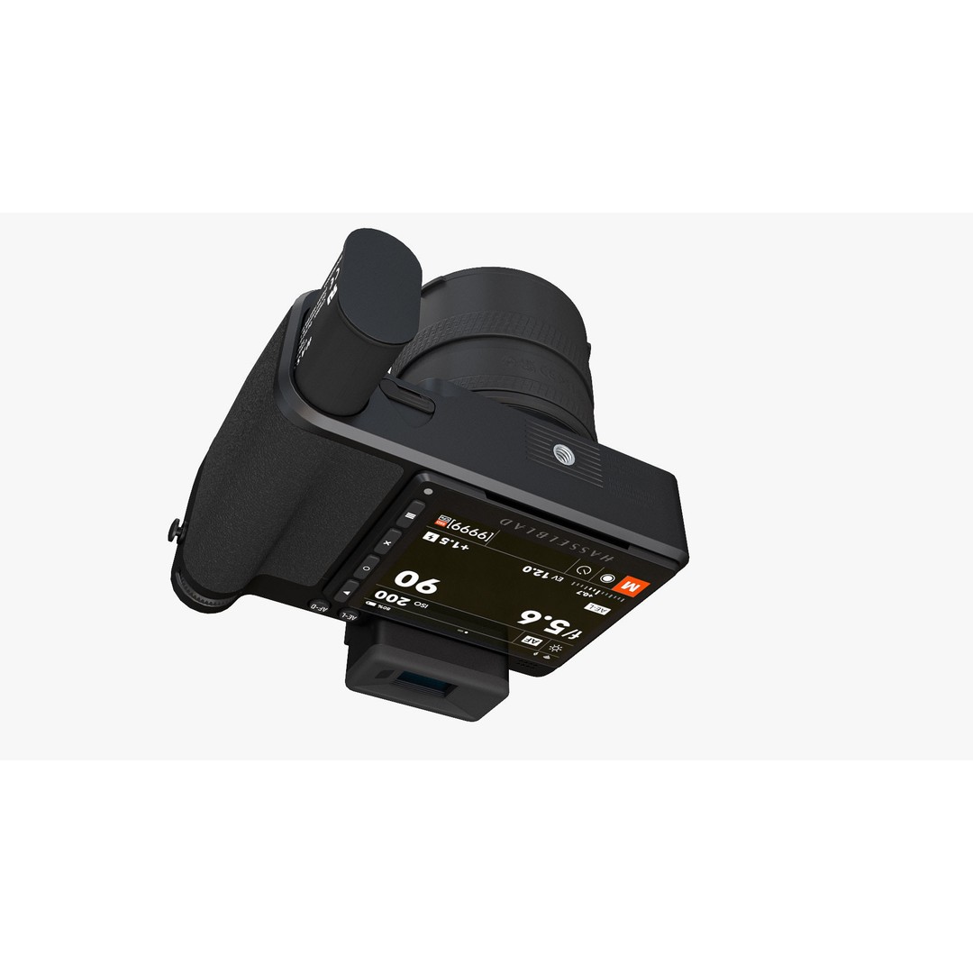 Hasselblad X2D 100c Camera 3D Model – High Poly PBR Asset, FBX - View 13