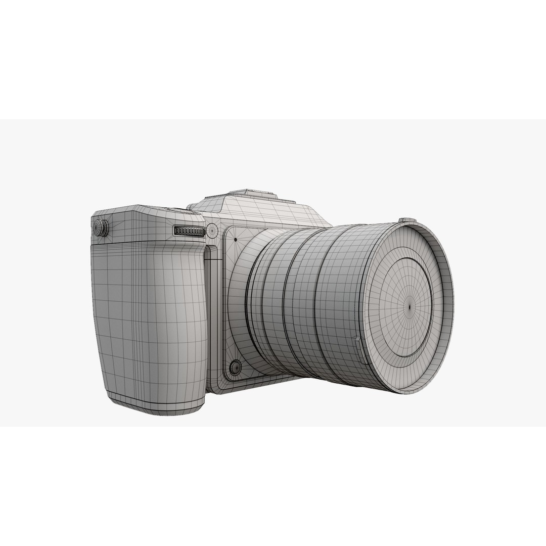 Hasselblad X2D 100c Camera 3D Model – High Poly PBR Asset, FBX - View 15